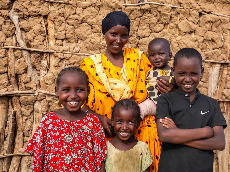 Jesus meets his mother