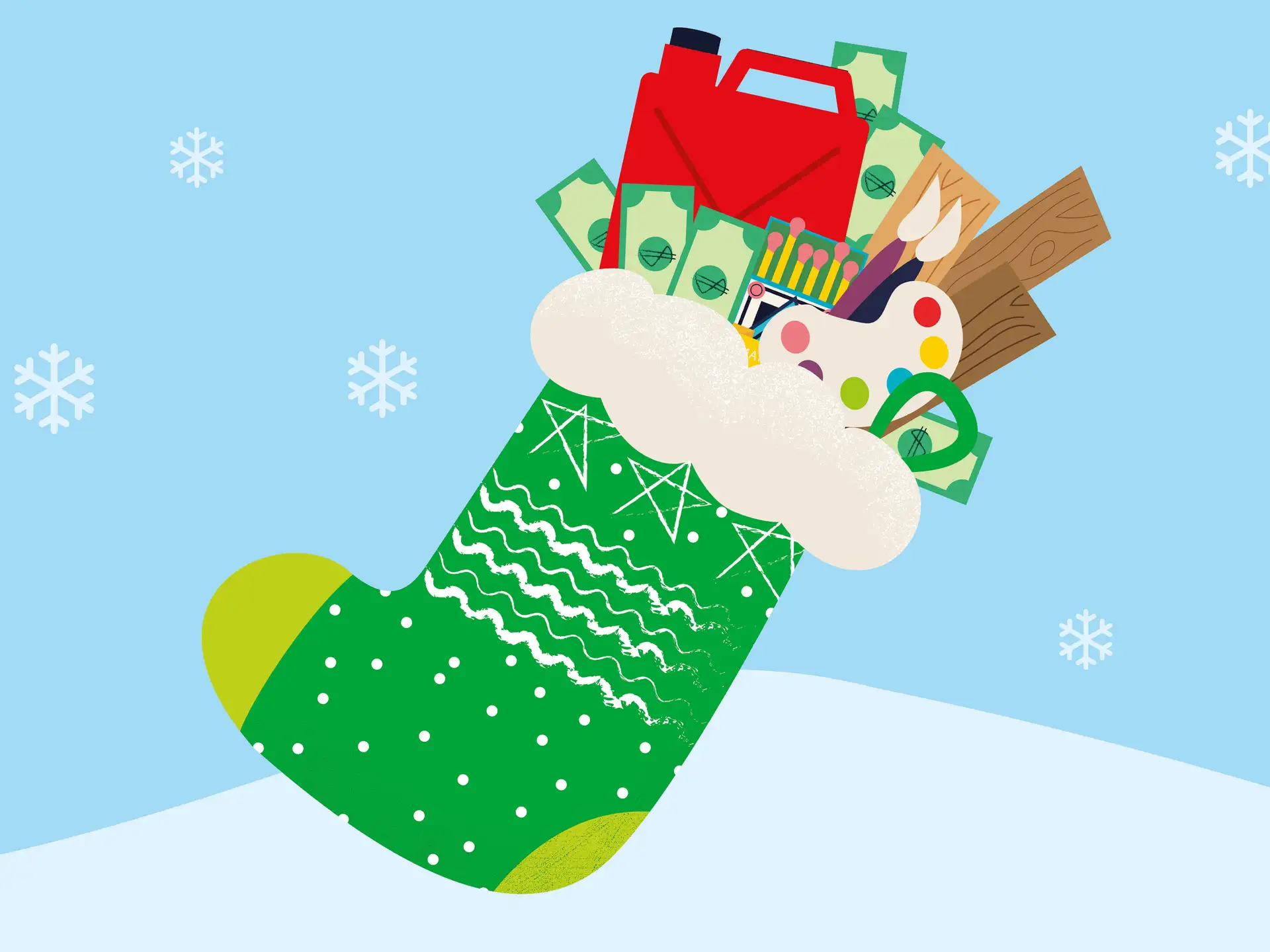 Fundraise for a Christmas stocking